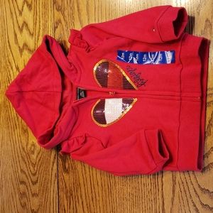 Tommy Hilfiger Red Zip-Up Hooded Sweatshirt & Sweatpants, 12M, NWT
